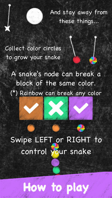 Snake Crayon Run iPhone/iPad